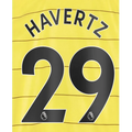Chelsea 2021/22 Havertz #29 Jersey Name Set Black