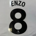 Chelsea 2025-Away ENZO #8 Official Name Set-Black