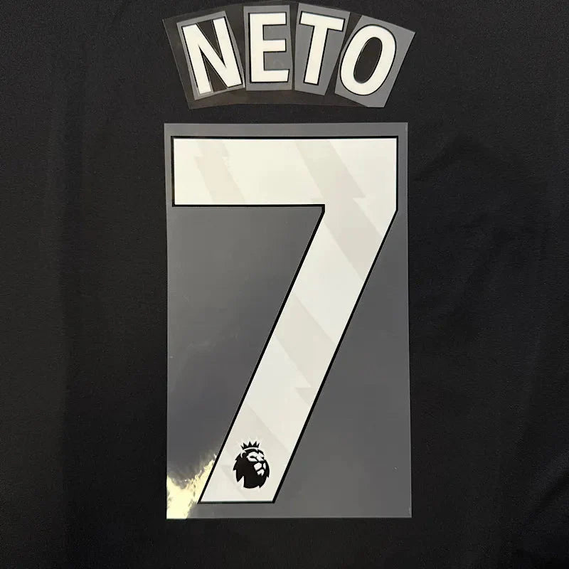 Chelsea 2025-Home Neto #7 Official Name Set-White
