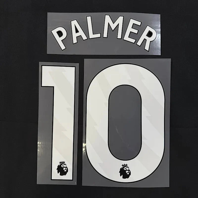 Chelsea 2025-Home PALMER #10  Official Name Set-White