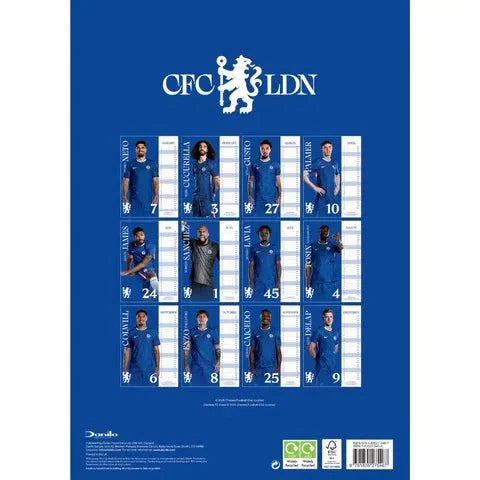 Chelsea 2026 Official Calendar