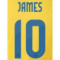 Colombia 2024/25 Home James #10 Jersey Name Set