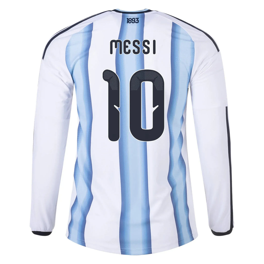 adidas 2026 Argentina Men's Authentic Home Long-Sleeve Soccer Jersey
