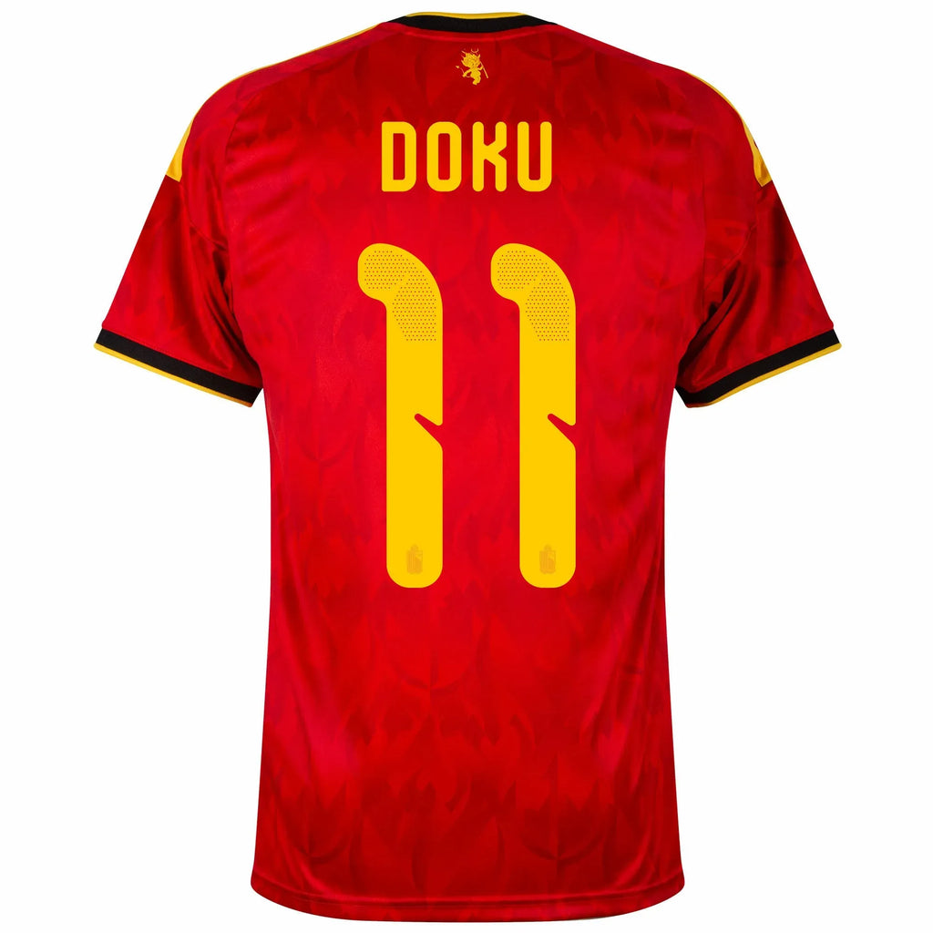 adidas 2026 Belgium Men's Stadium Home Soccer Jersey