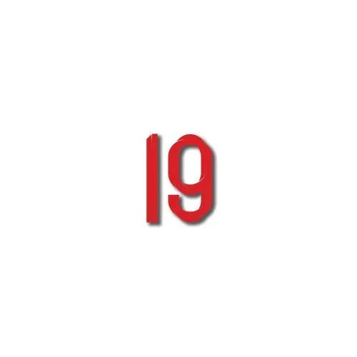 England 2018 Home Rashford #19 Jersey Name Set