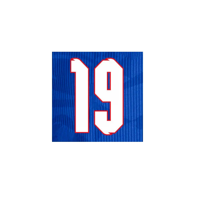 England 2020/21 Away Mount #19 Jersey Name Set