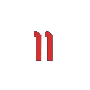England 2020/22 Home Rashford #11 Jersey Name Set