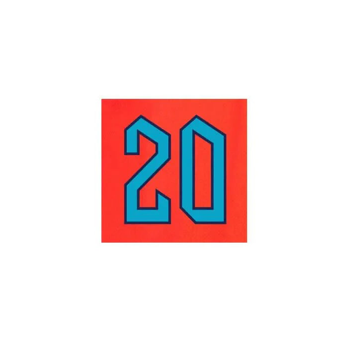 England 2022-23 Away Foden #20 Jersey Name Set