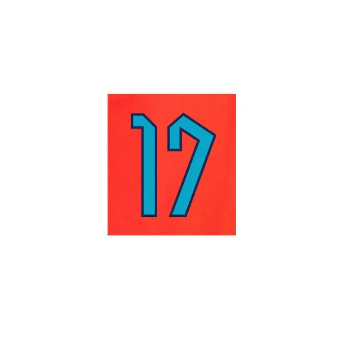 England 2022-23 Away Saka #17 Jersey Name Set