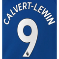 Everton 2019/22 Home Calvert-Lewis #9 Jersey Name Set White