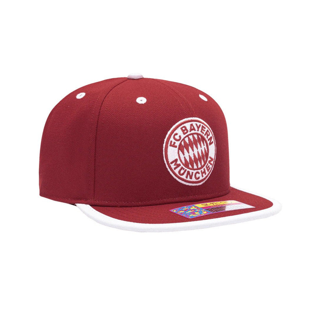 Fan Ink Collection Bayern Munich Tape Snapback - Scarlet