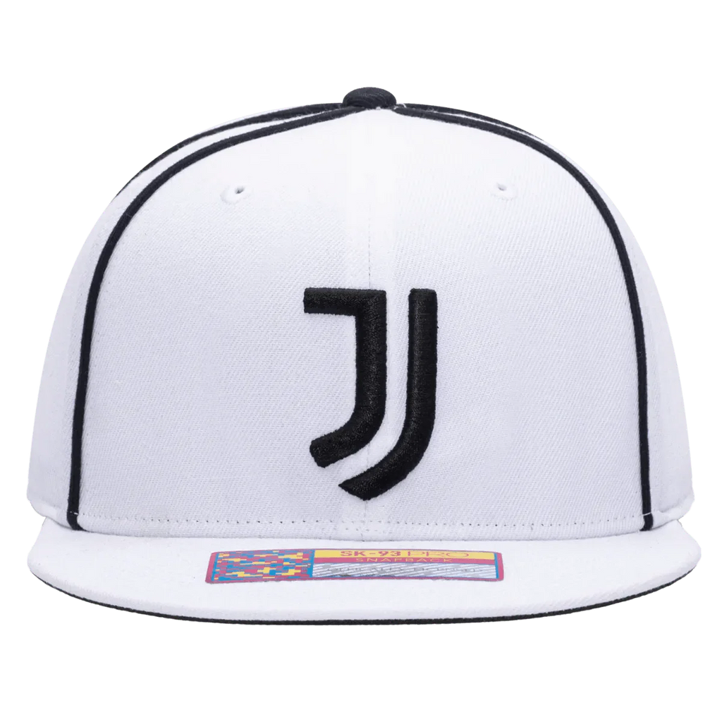 Fan Ink Collection Juventus Cali Day Snapback Hat - White-Black