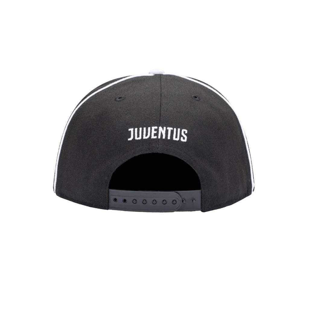 Fan Ink Collection Juventus Cali Night Snapback Hat - Black-White