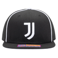 Fan Ink Collection Juventus Cali Night Snapback Hat - Black-White