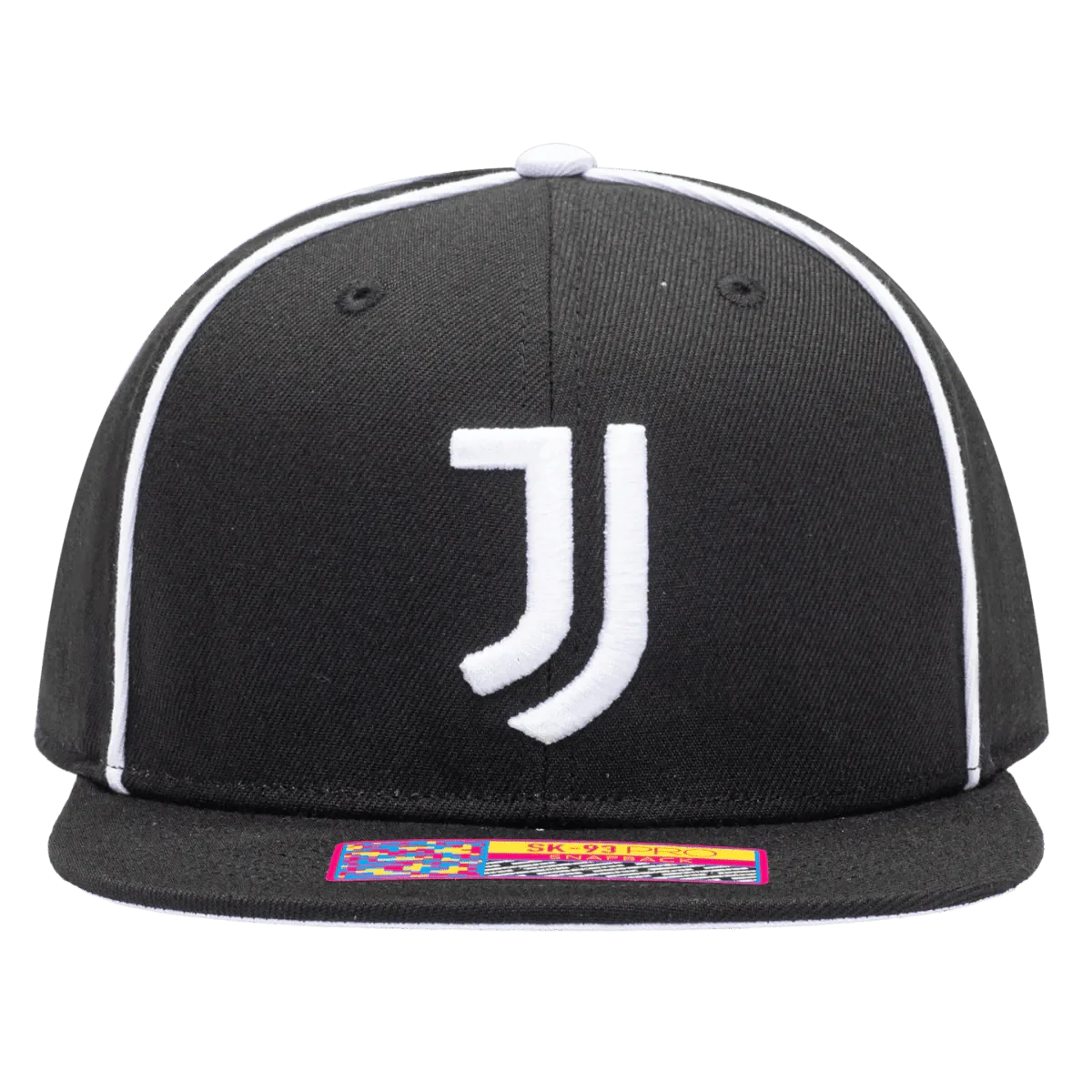Fan Ink Collection Juventus Cali Night Snapback Hat - Black-White