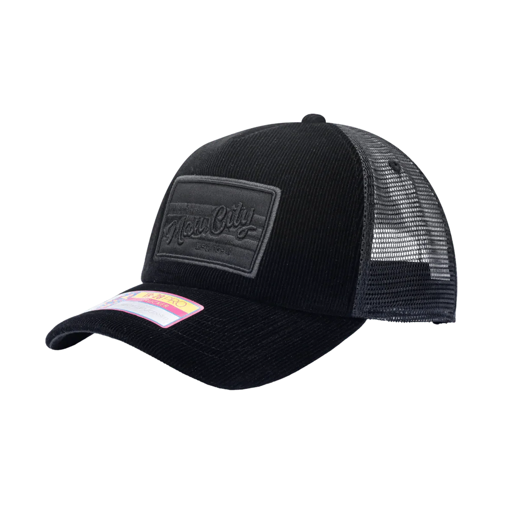 Fan Ink Collection Manchester City Signature Trucker Hat - Black