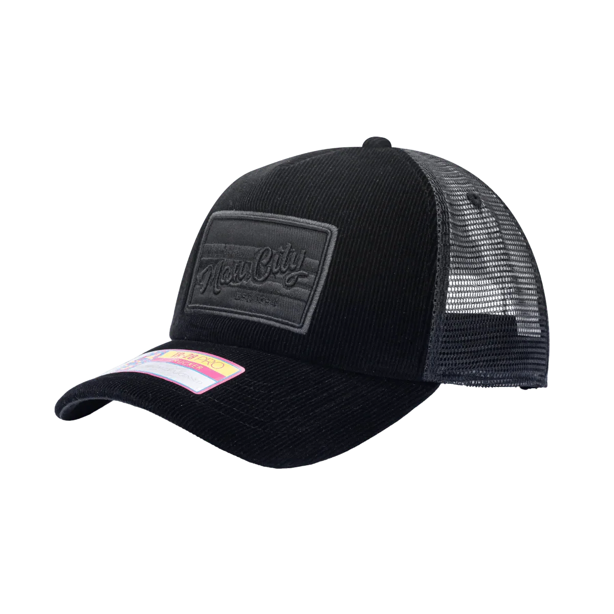 Fan Ink Collection Manchester City Signature Trucker Hat - Black