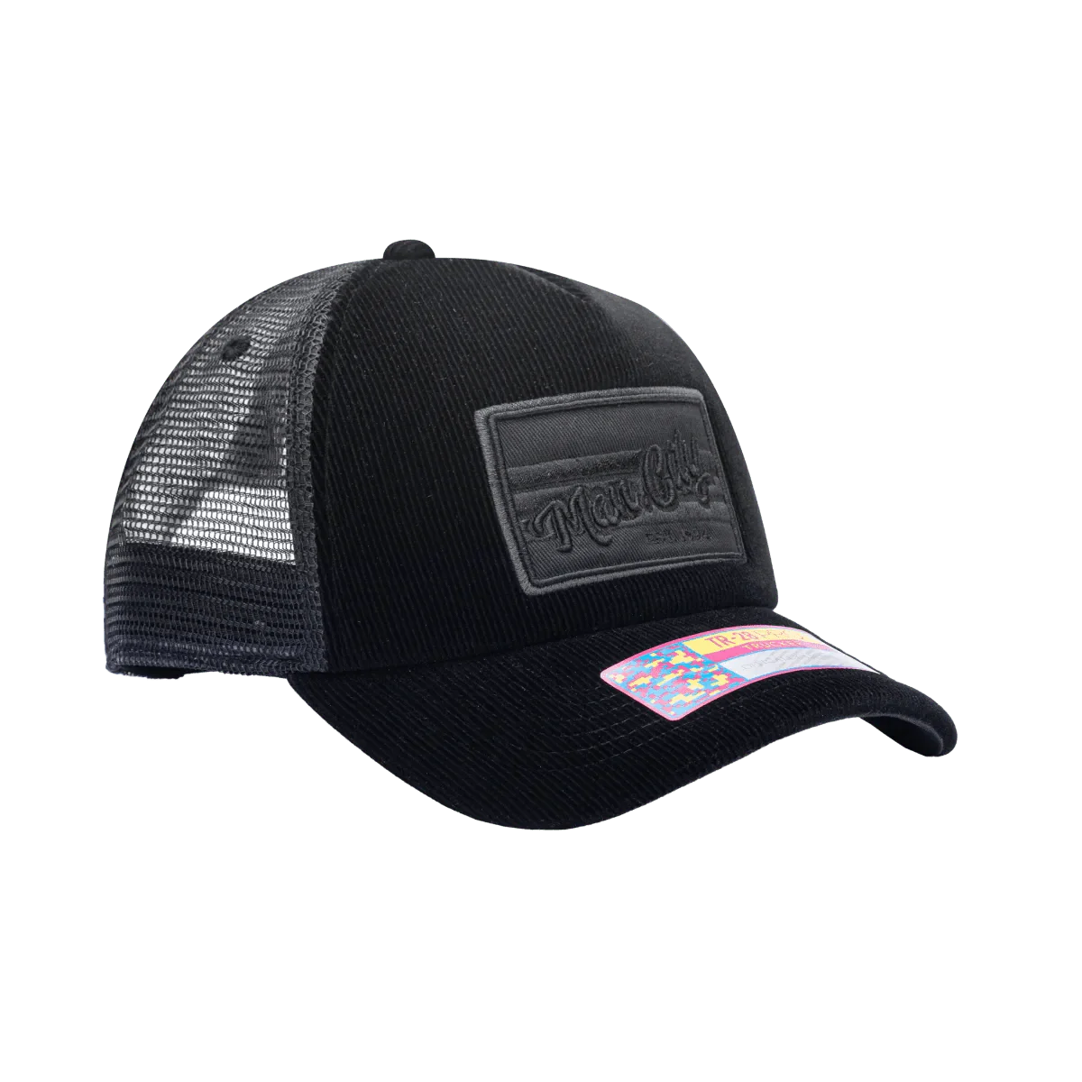 Fan Ink Collection Manchester City Signature Trucker Hat - Black