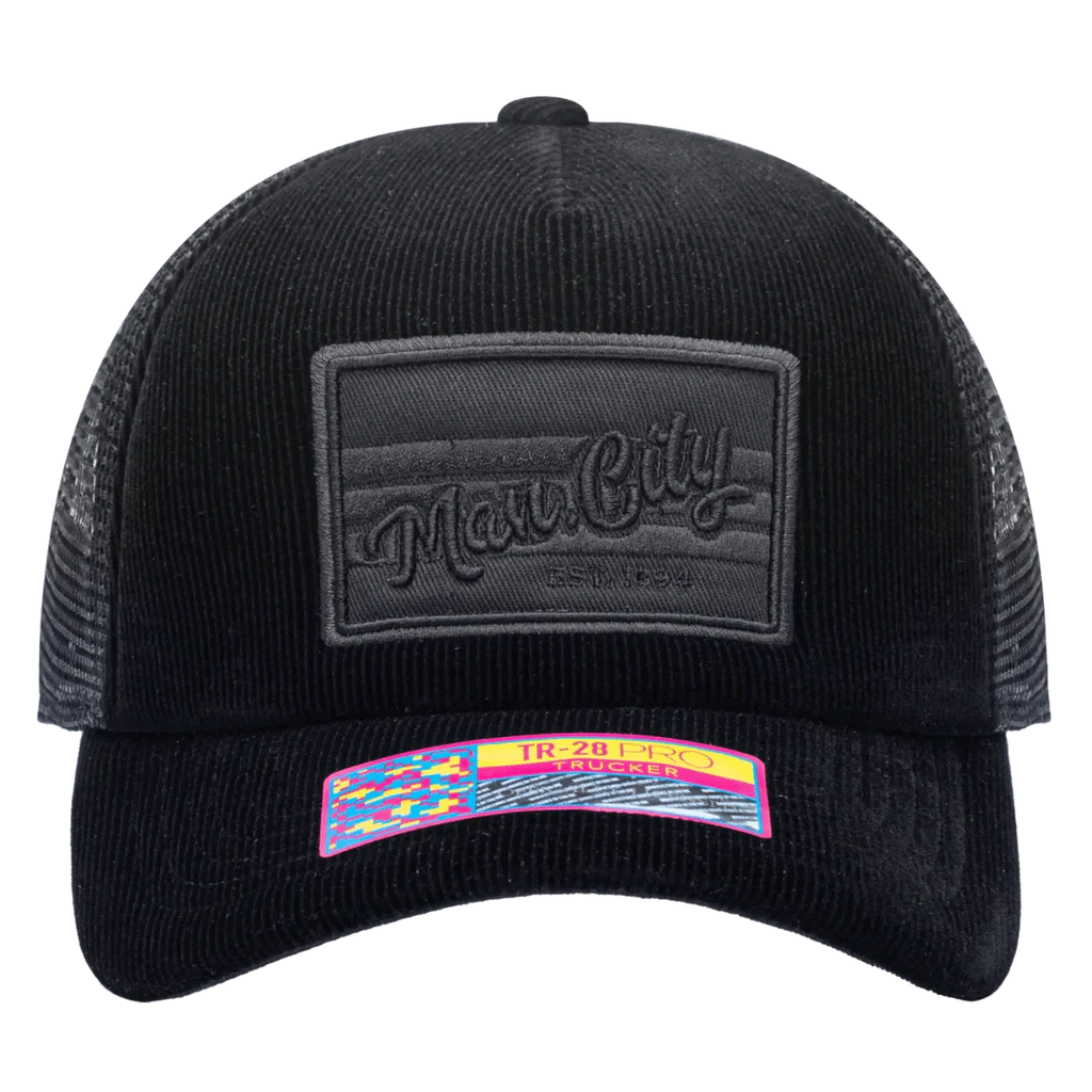 Fan Ink Collection Manchester City Signature Trucker Hat - Black