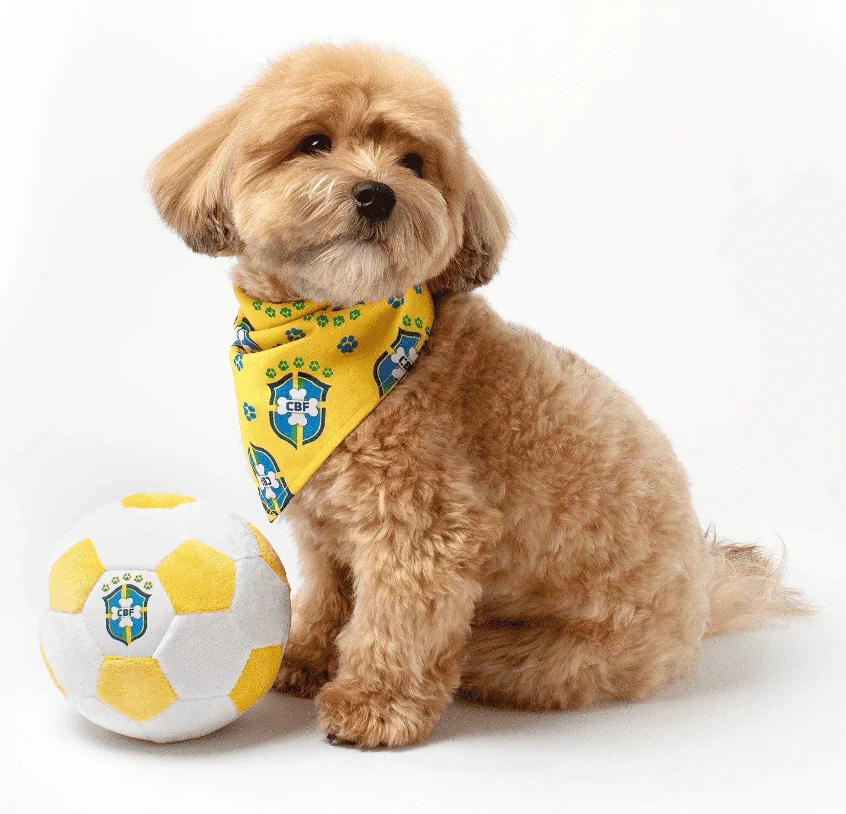 Floofball Barkzil Plush Soccer Ball - Dog Toy
