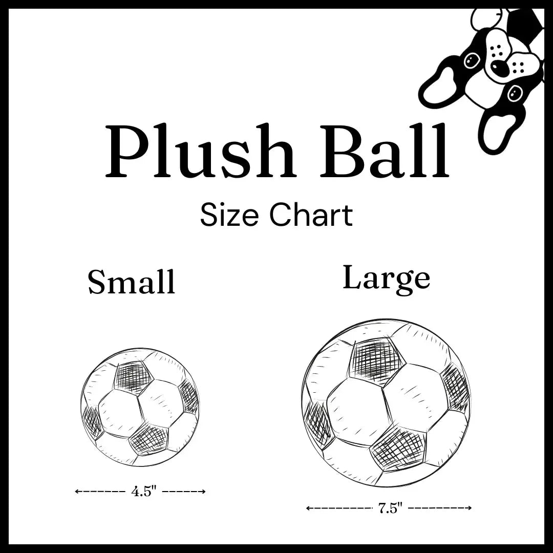 Floofball ChewSA Plush Soccer Ball - Dog Toy