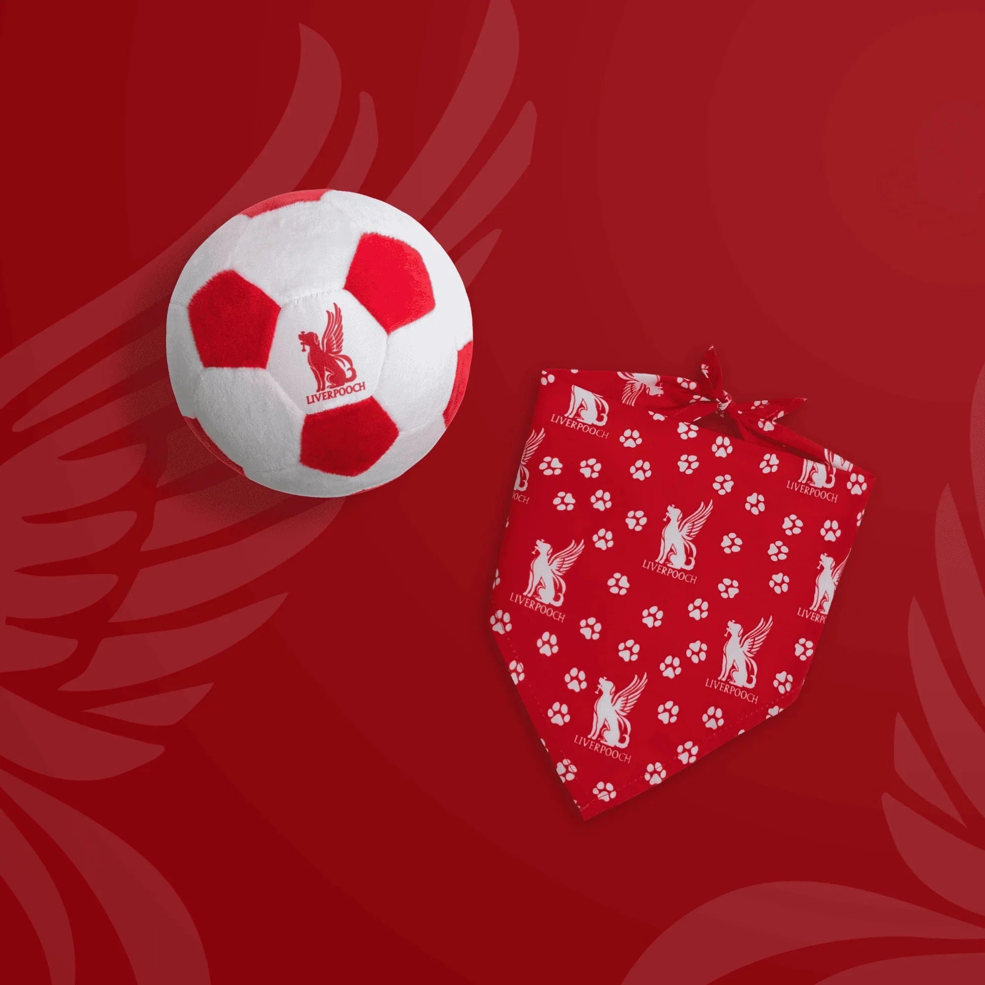 Floofball Liverpooch Plush Soccer Ball - Dog Toy