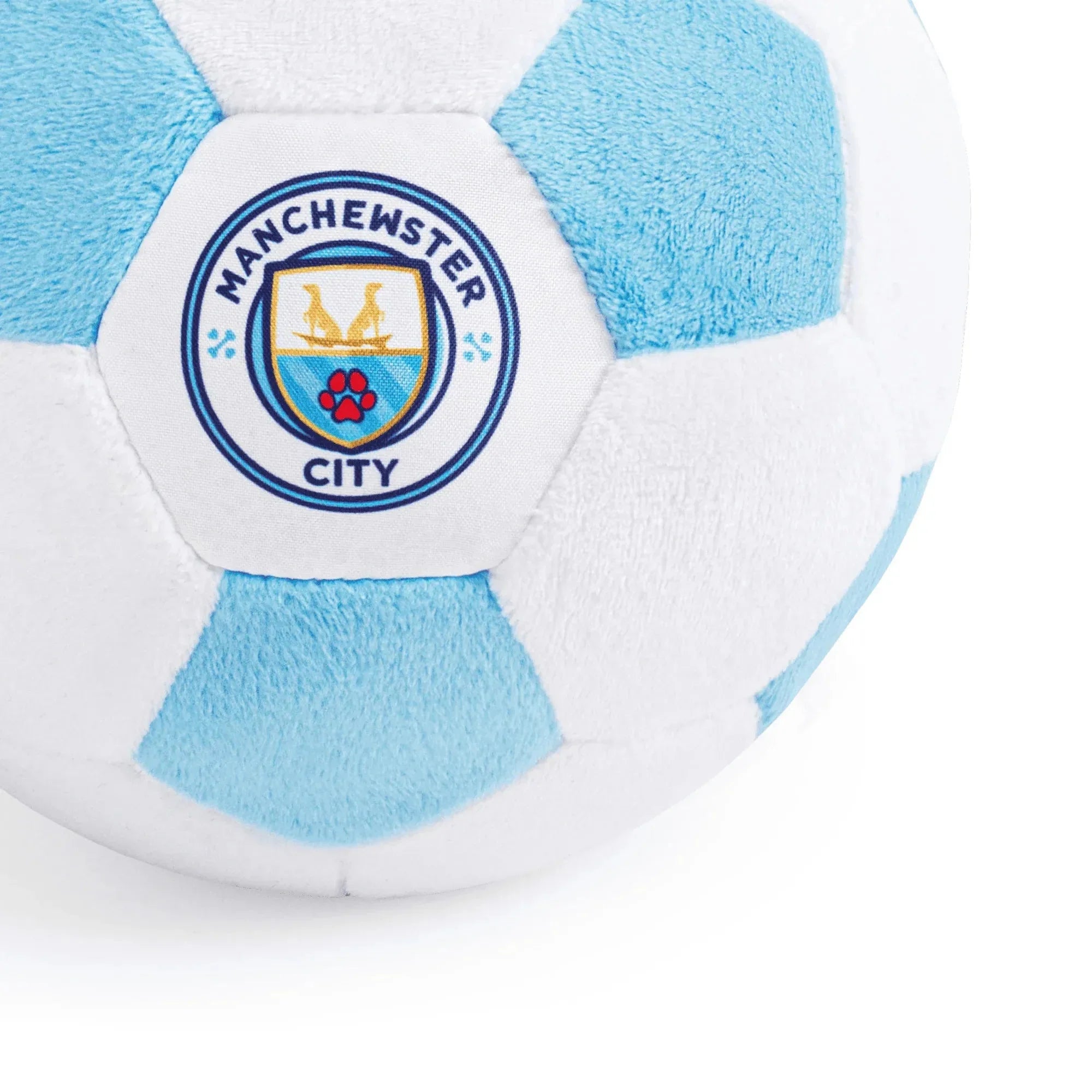 Floofball Manchewster City Plush Soccer Ball - Dog Toy