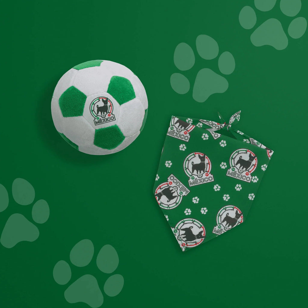 Floofball Mexico Plush Soccer Ball - Dog Toy