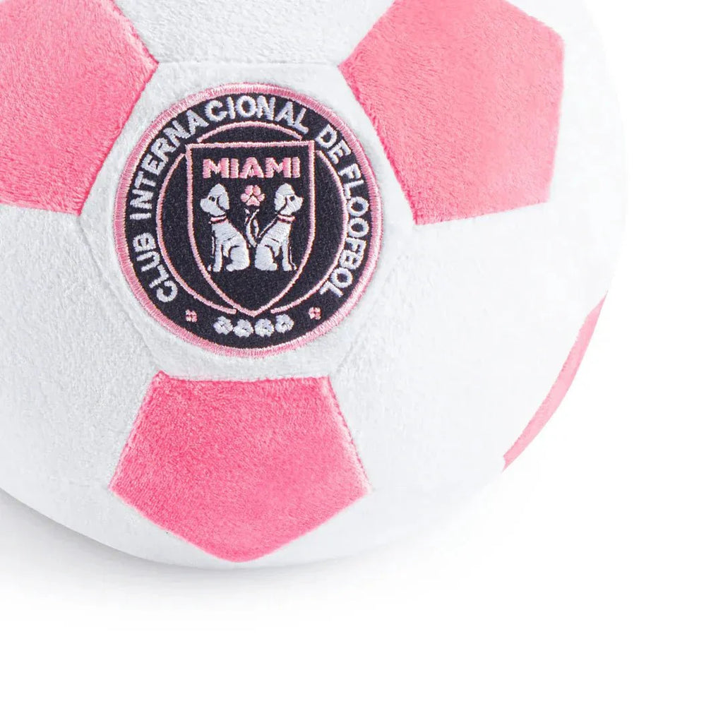 Floofball Miami Plush Large (7.5"x7.5") Soccer Ball - Dog Toy