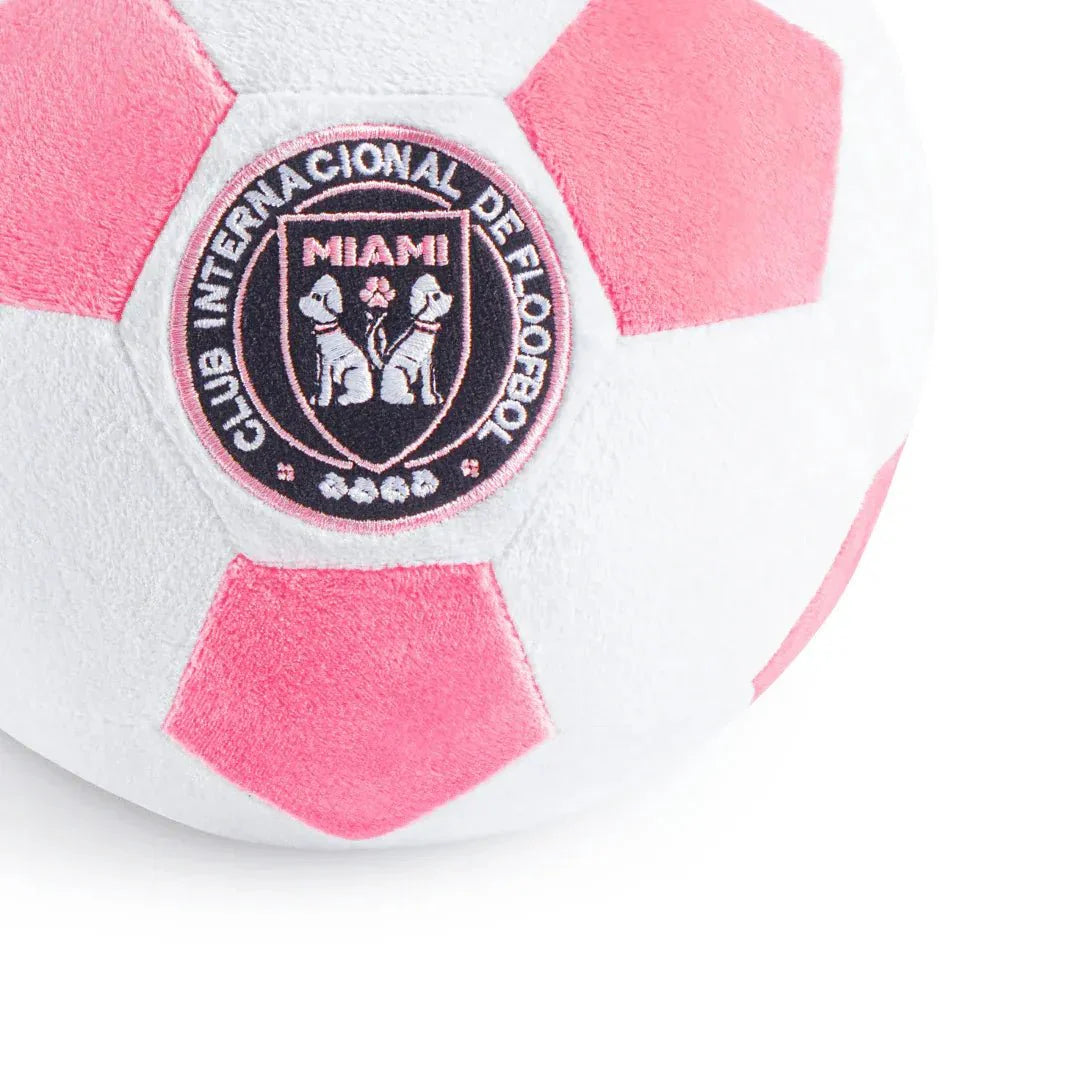 Floofball Miami Plush Large (7.5"x7.5") Soccer Ball - Dog Toy
