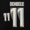 France 2024/25 Home Dembele #11 Jersey Name Set