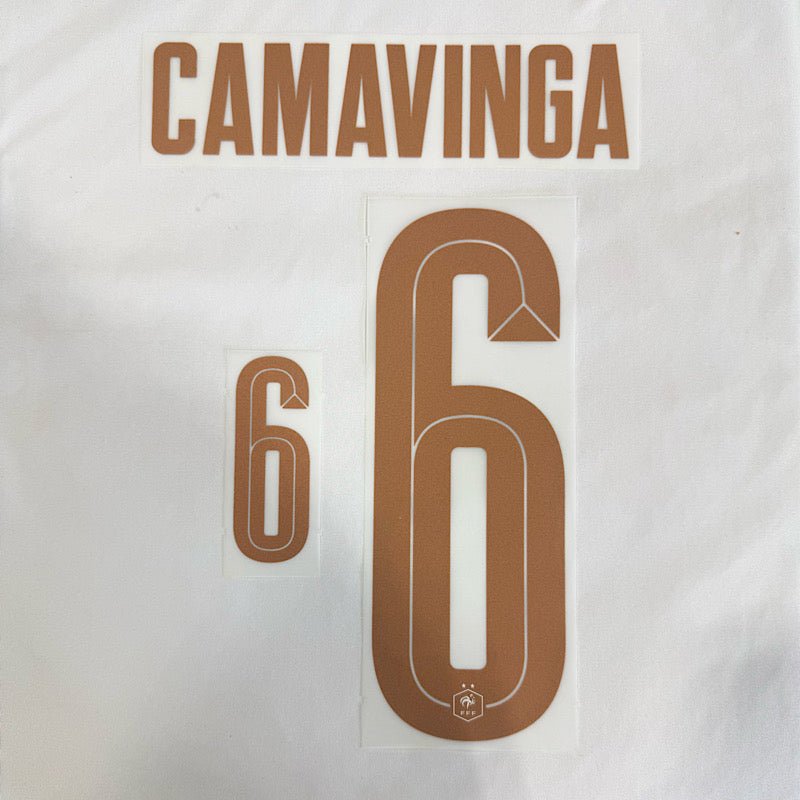 France 2026- Away CAMAVINGA #6 Official Name Set
