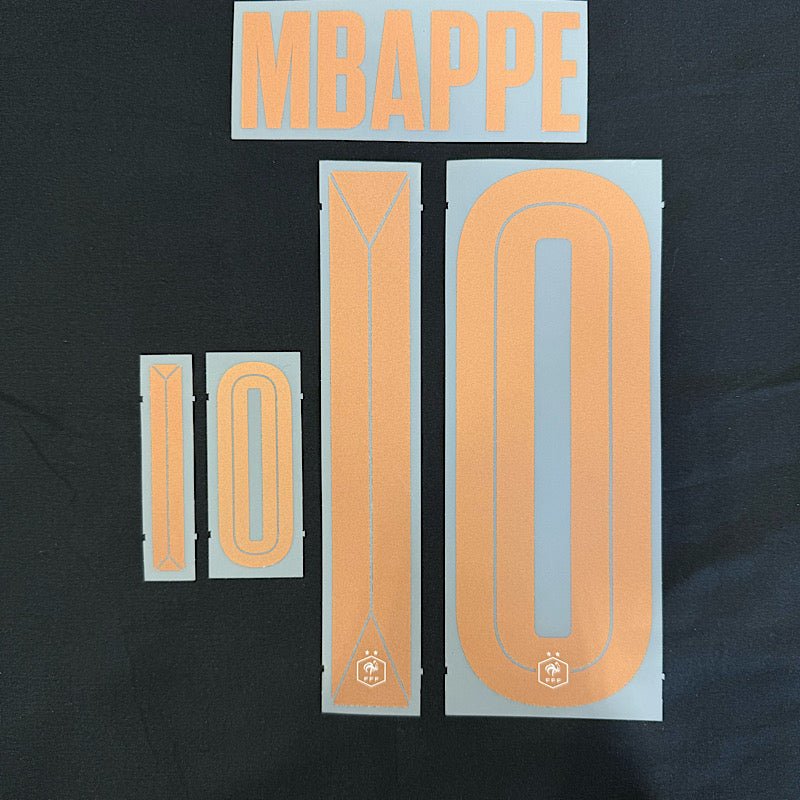 France 2026- Away MBAPPE #10 Official Name Set