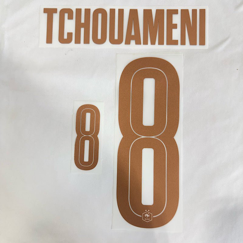 France 2026- Away TCHOUAMENI #8 Official Name Set