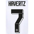 Germany 2024/25 Home Havertz #7 Jersey Name Set