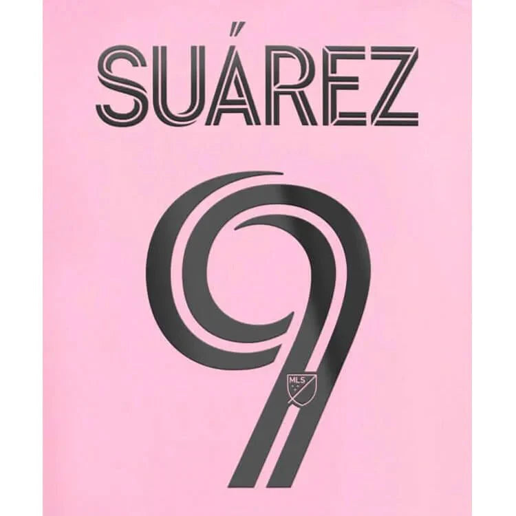 Inter Miami 2024-Home Suarez #9 Jersey Name Set