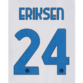 Inter Milan 2021-22 Away Eriksen #24 Jersey Name Set