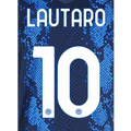Inter Milan 2021-22 Home Lautaro #10 Jersey Name Set