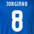 Italy 2023-24 Home Jorginho #8 Jersey Name Set