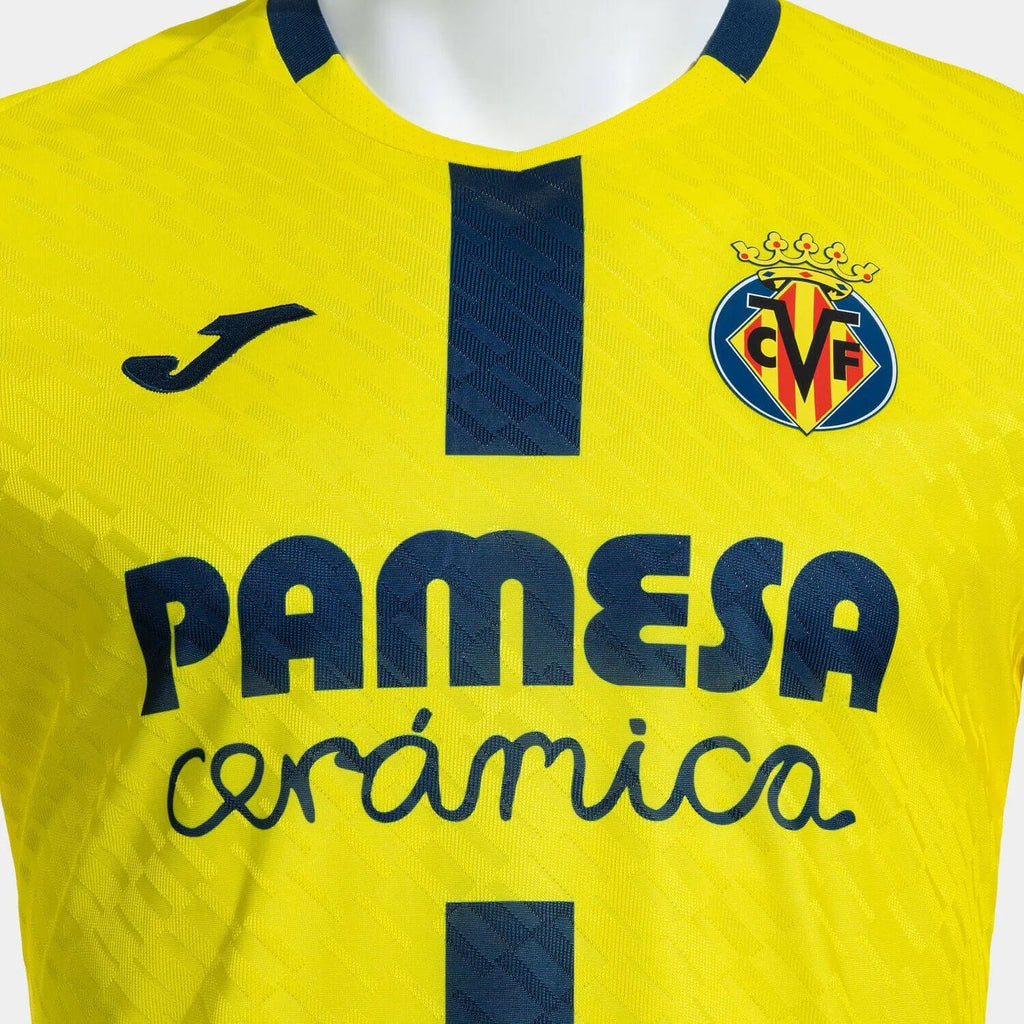Joma 2025-26 Villareal Men's Stadium Home Soccer Jersey