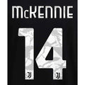 Juventus 2021/22 Away McKennie #4 Jersey Name Set