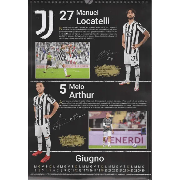 Juventus 2022 Official Calendar