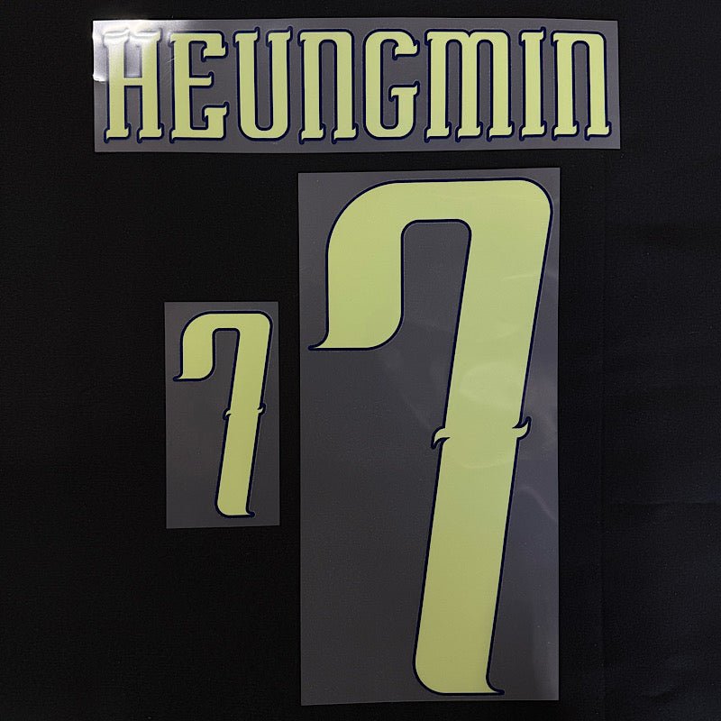 Korea 2026 Away HEUNGMIN #7 Official Name Set