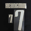 Korea 2026 Home HEUNGMIN #7 Official Name Set