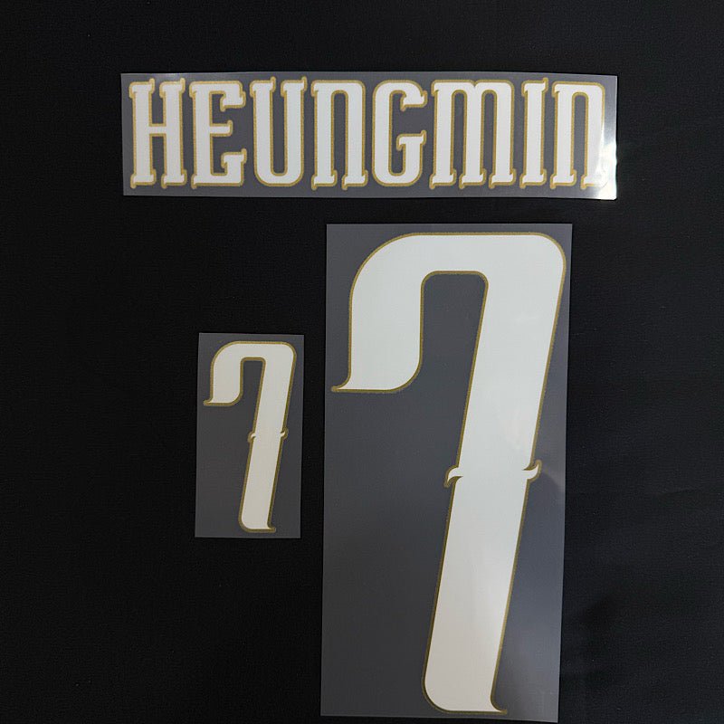 Korea 2026 Home HEUNGMIN #7 Official Name Set