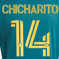 LA Galaxy 2023-25 Away Chicharito #14 Jersey Name Set