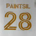 LA Galaxy 2025- Away PAINTSIL #28 Official Name Set