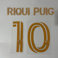 LA Galaxy 2025- Away RIQUI PUIG #10 Youth Jersey Name Set