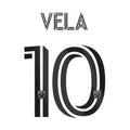 LAFC 2021/22 Away Vela #10 Jersey Name Set