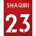 Liverpool 2019/22 Home Shaqiri #23 Jersey Name Set